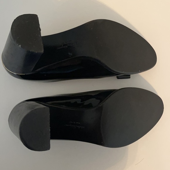 Ferragamo Vera bow block heel pump size 9.5 - Picture 3 of 4
